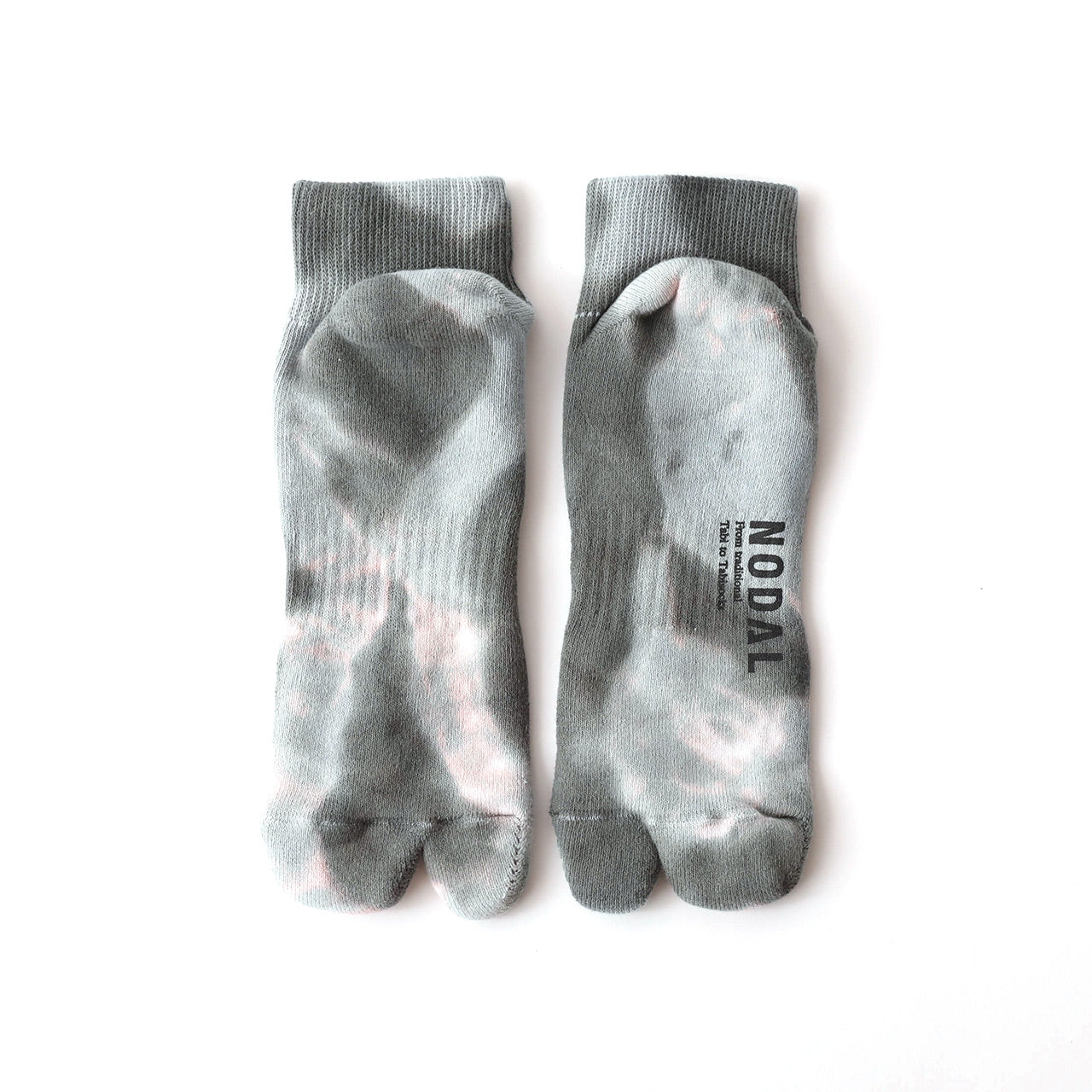 Tie Dye Socks - Light Grey x Charcol