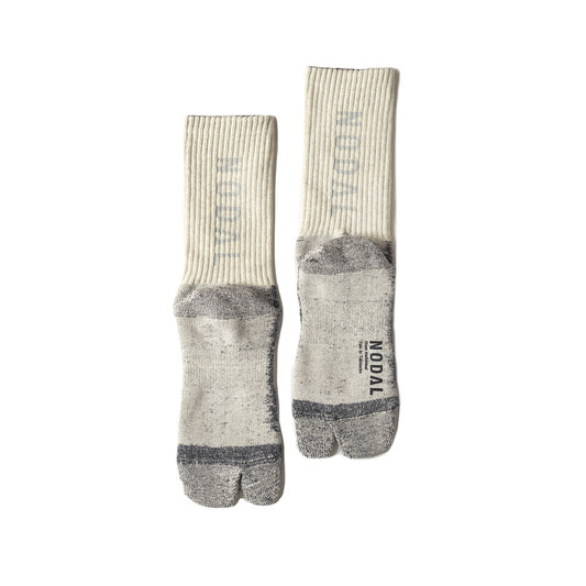 Nodal Logo Grip Socks - Oatmeal
