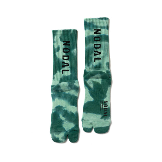Tie Dye Logo Socks - Green