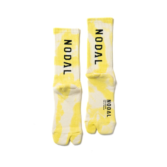 Tie Dye Logo Socks - Yellow
