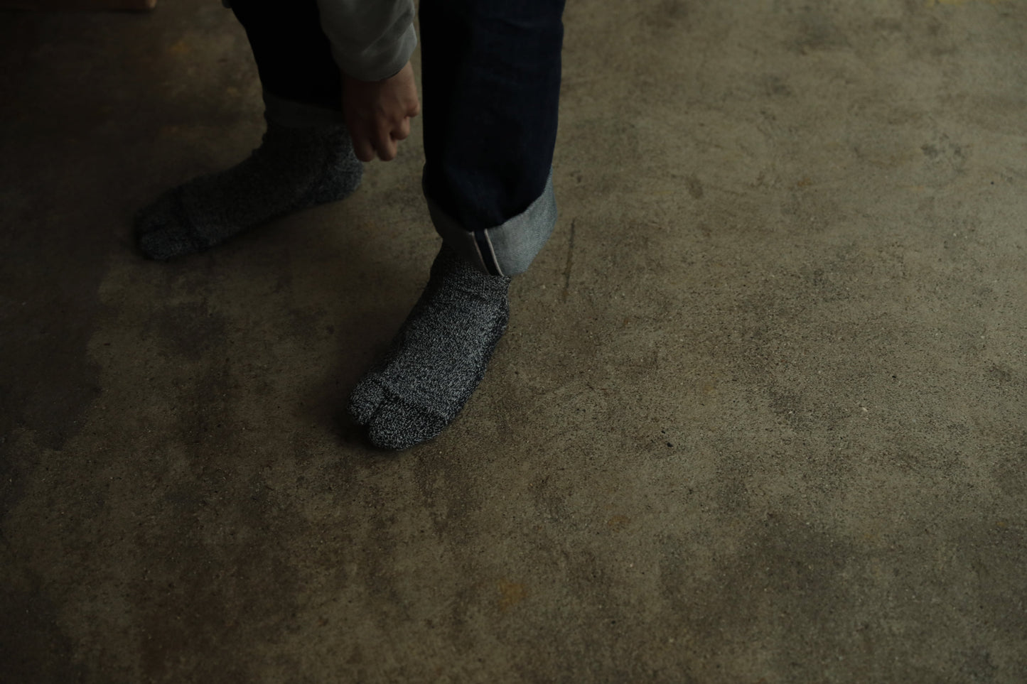 Cotton Silk Socks - Black