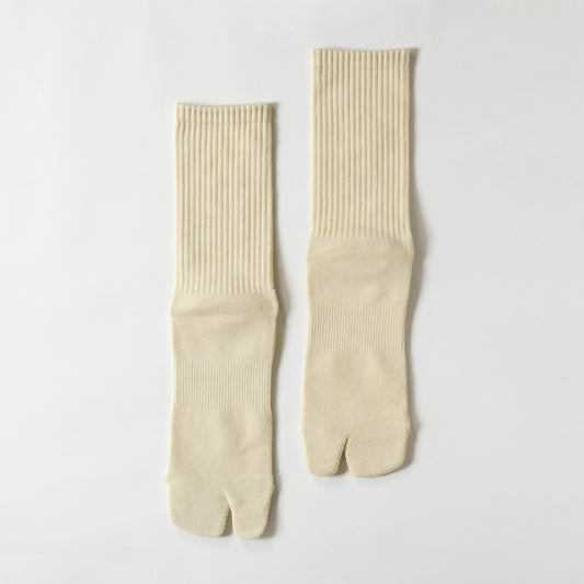 Nodal Logo Socks - Cream x Mustard