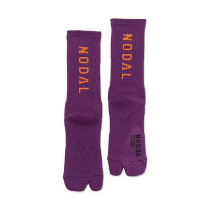 Nodal Logo Socks - Purple x Orange
