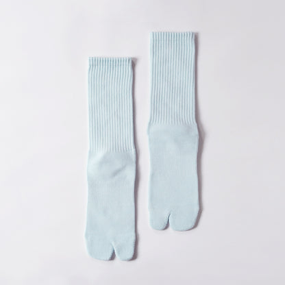 Nodal Logo Socks - Pale Blue x Red