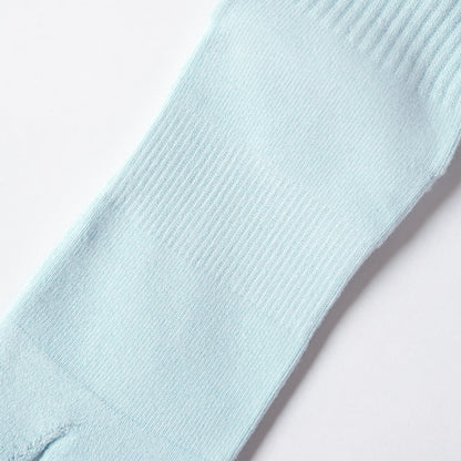 Nodal Logo Socks - Pale Blue x Red