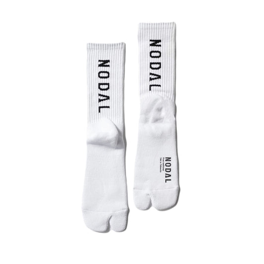 Nodal Logo Socks - White