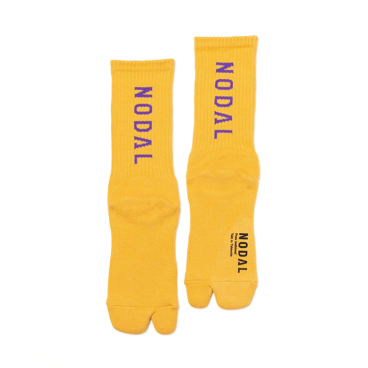 Nodal Logo Socks - Yellow x Purple