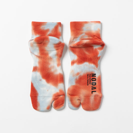 Tie Dye Socks - Light Blue x Red