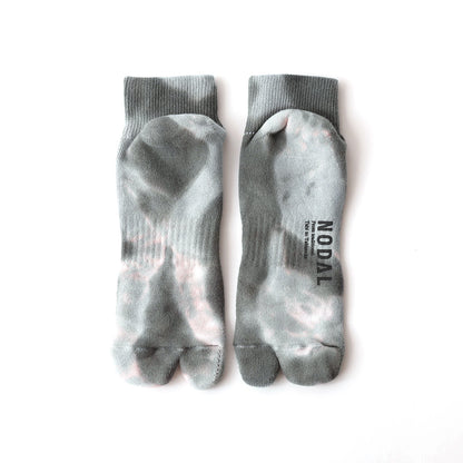 Tie Dye Socks - Light Grey x Charcol