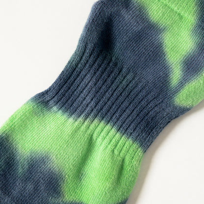 Tie Dye Socks - Navy x Green