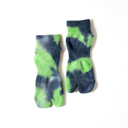 Tie Dye Socks - Navy x Green