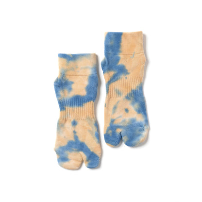 Tie Dye Socks - Orange x Blue
