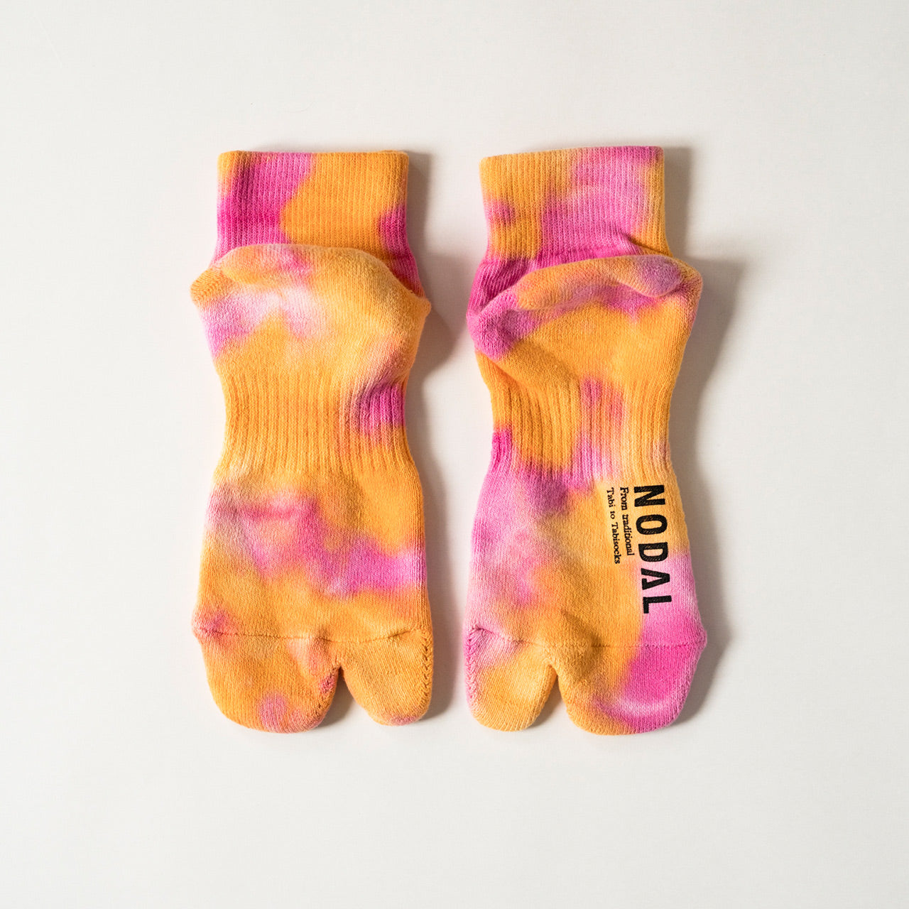 Tie Dye Socks - Orange x Pink