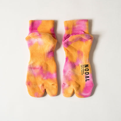 Tie Dye Socks - Orange x Pink