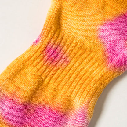 Tie Dye Socks - Orange x Pink