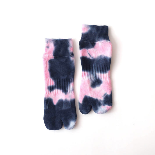 Tie Dye Socks - Pink x Navy