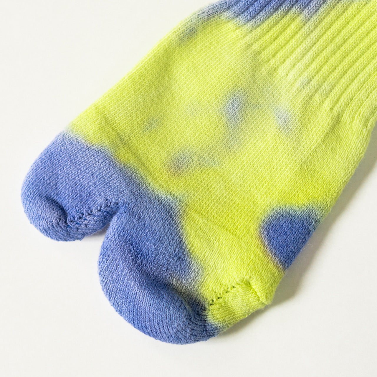 Tie Dye Socks - Purple x Yellow Green