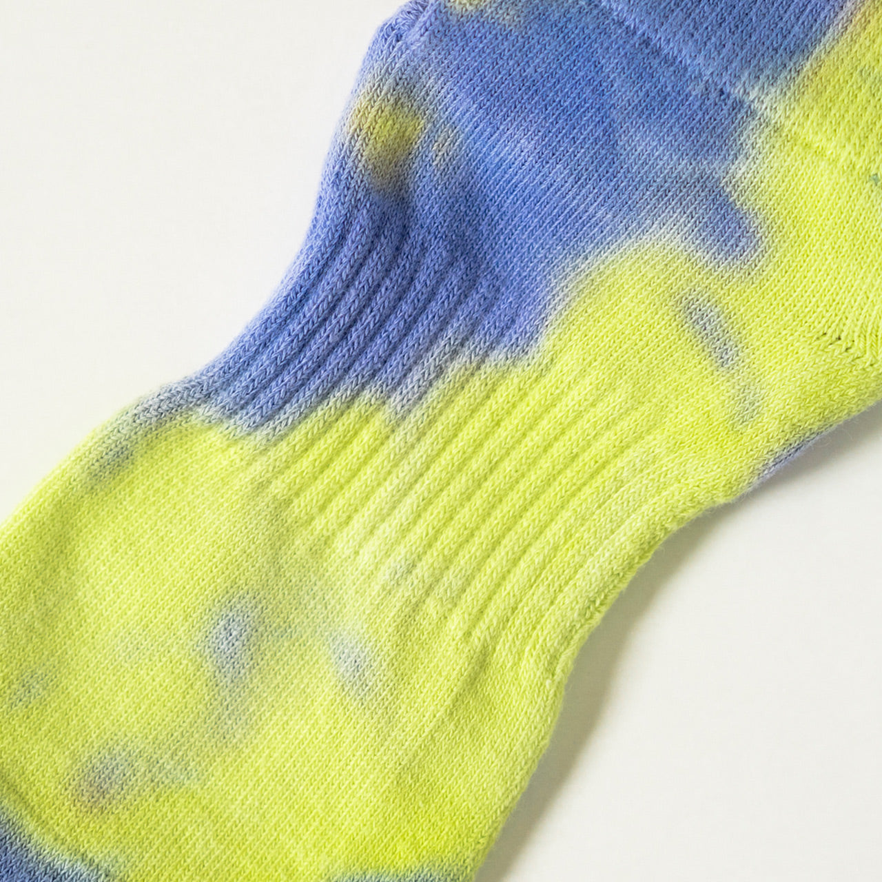 Tie Dye Socks - Purple x Yellow Green