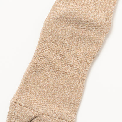 Twisted Heather Socks - Beige