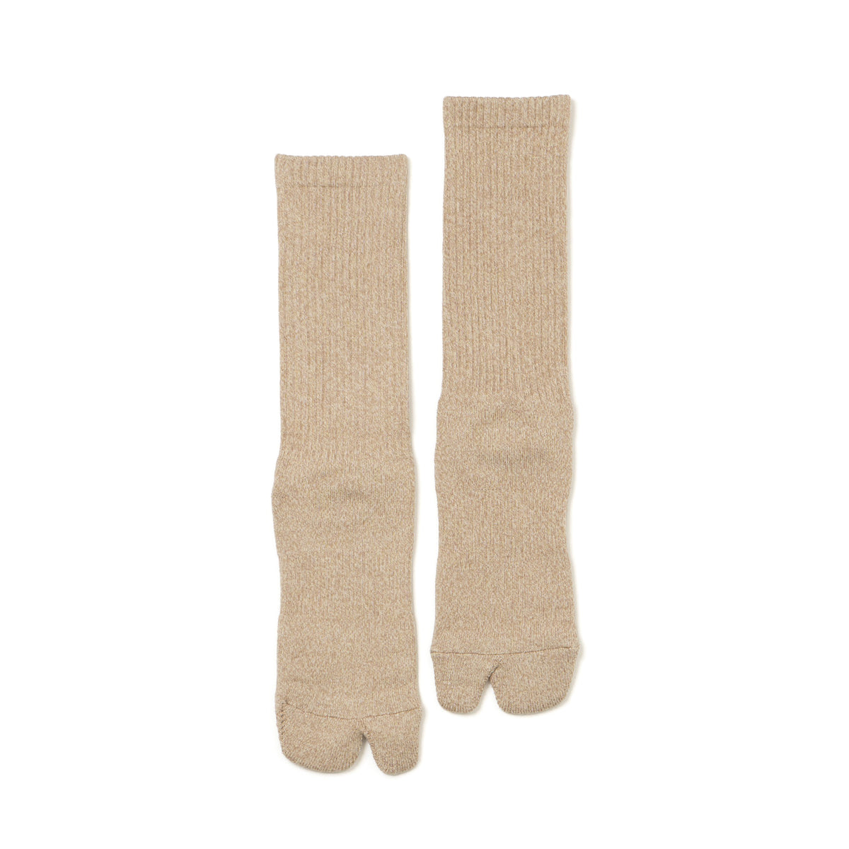 Twisted Heather Socks - Beige