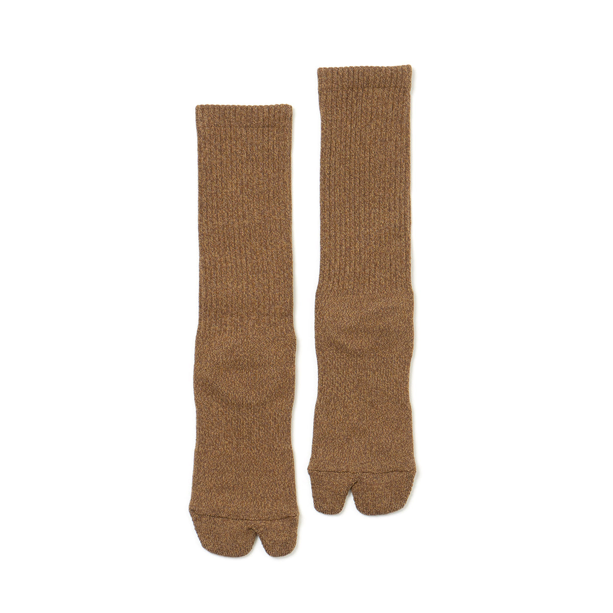 Twisted Heather Socks - Brown