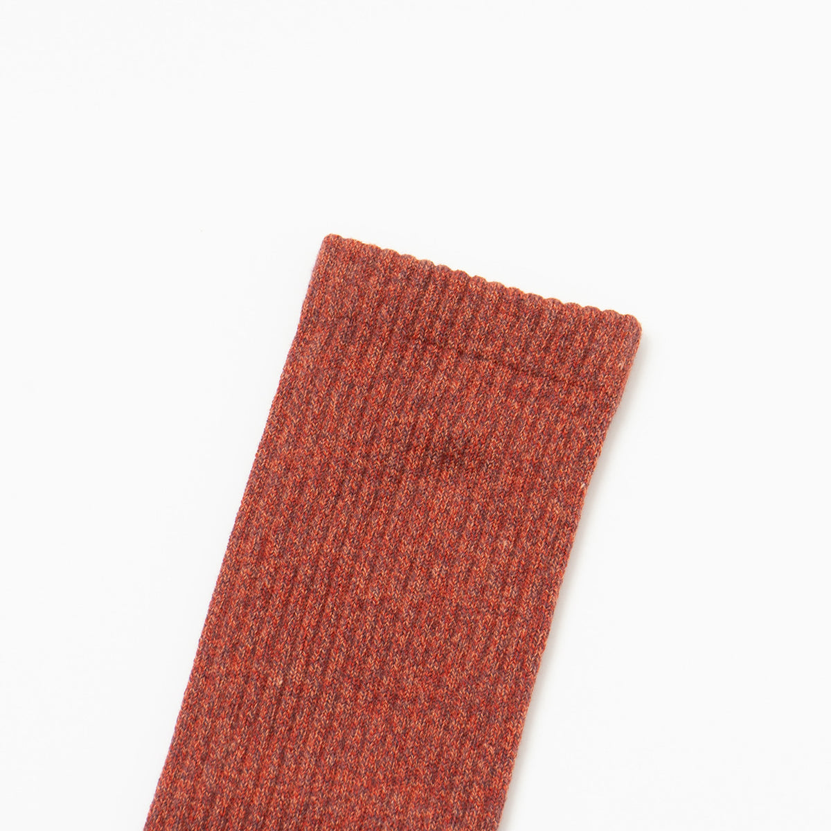 Twisted Heather Socks - Flame Red