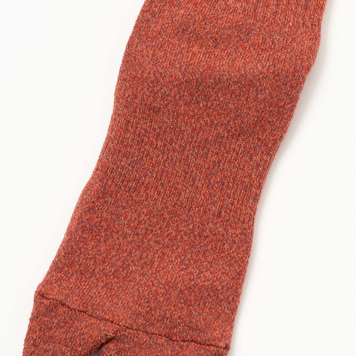 Twisted Heather Socks - Flame Red