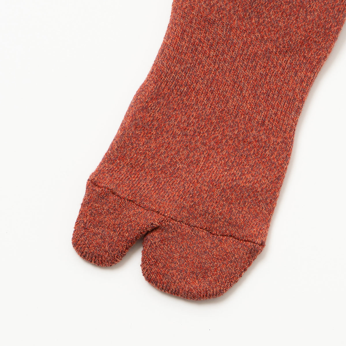Twisted Heather Socks - Flame Red