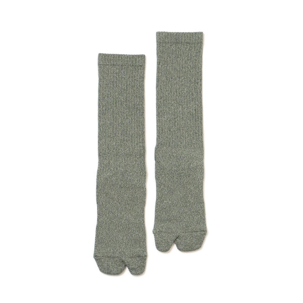 Twisted Heather Socks - Grass Green