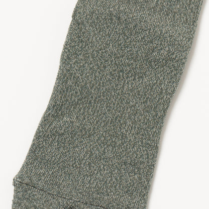Twisted Heather Socks - Grass Green
