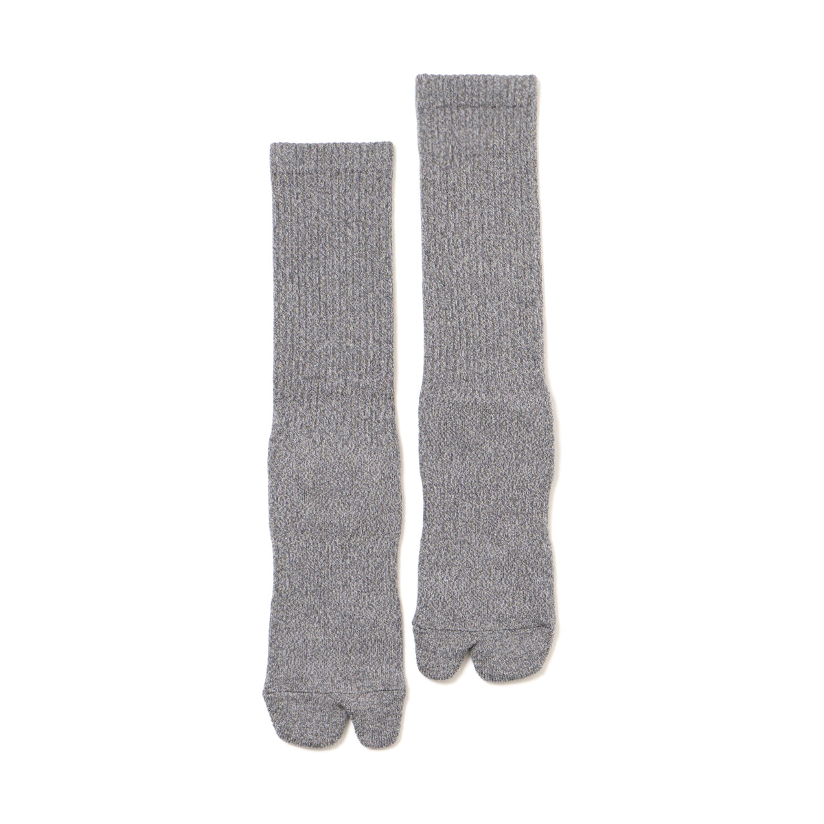 Twisted Heather Socks - Middle Gray