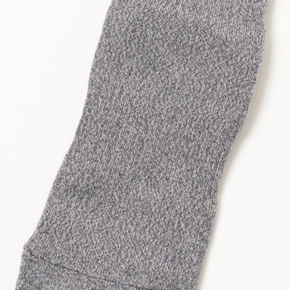 Twisted Heather Socks - Middle Gray