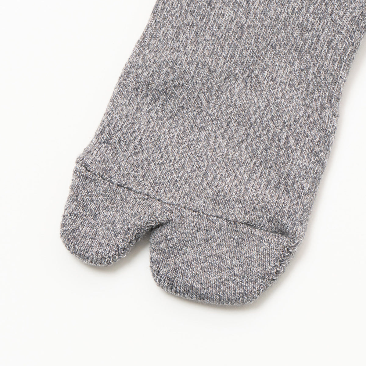 Twisted Heather Socks - Middle Gray