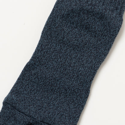 Twisted Heather Socks - Navy Blue