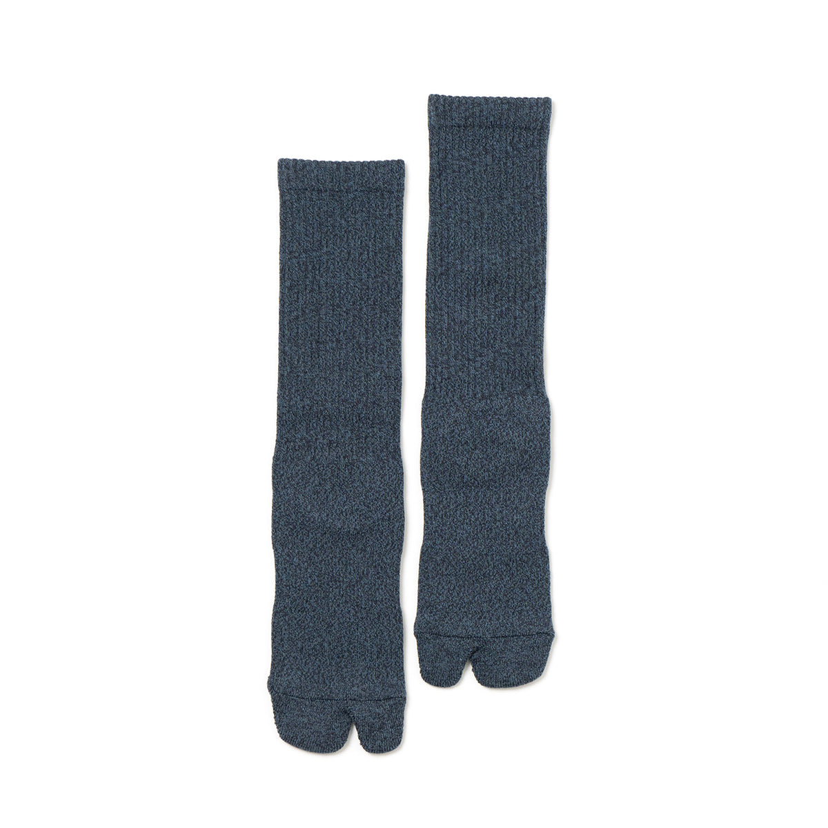 Twisted Heather Socks - Navy Blue