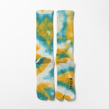 Tie Dye Long Socks - Green