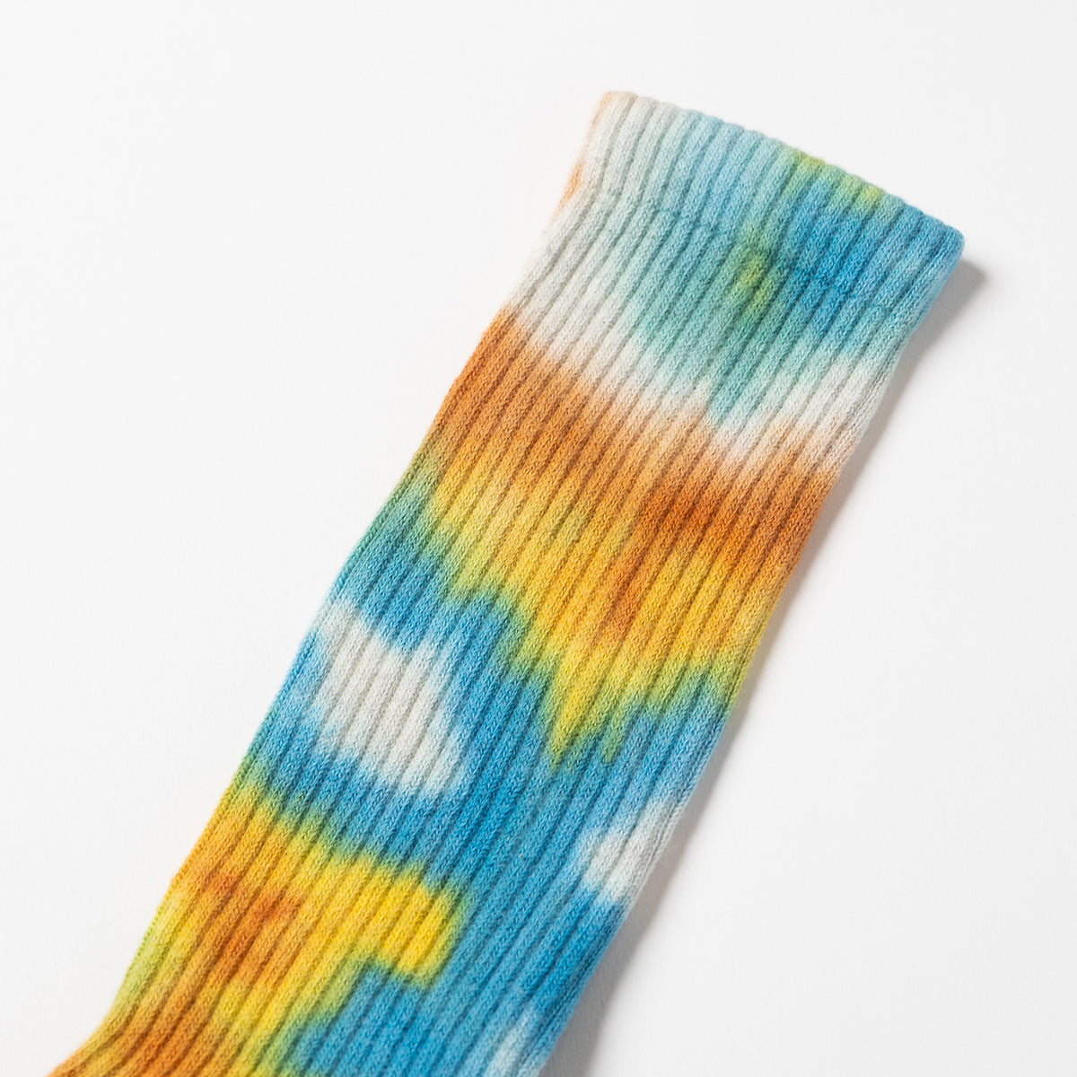 Tie Dye Long Socks - Orange