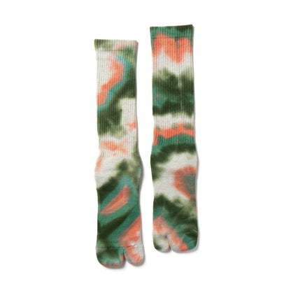 Tie Dye Long Socks - Pink