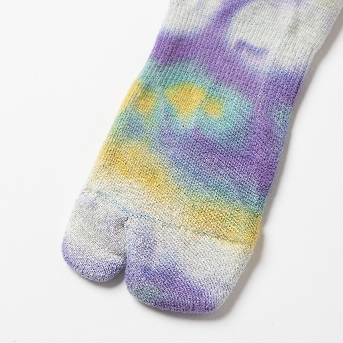Tie Dye Long Socks - Purple