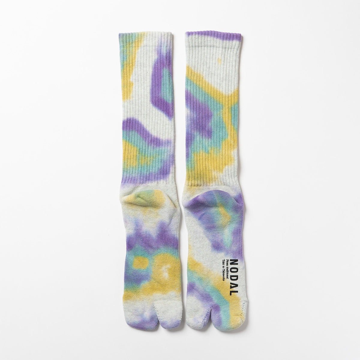 Tie Dye Long Socks - Purple