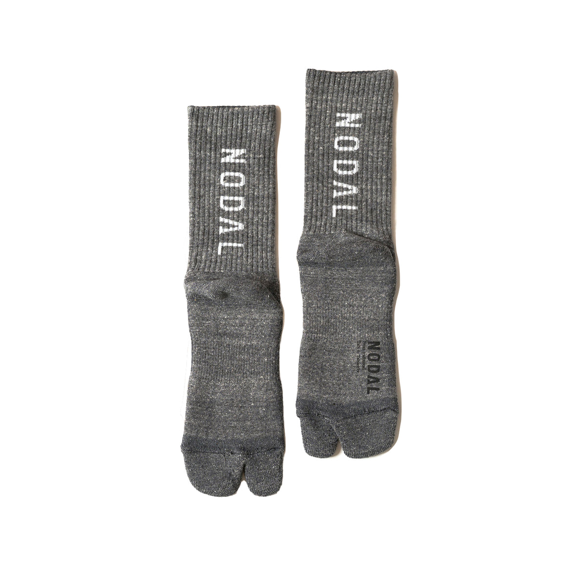Nodal Logo Grip Socks - Charcol