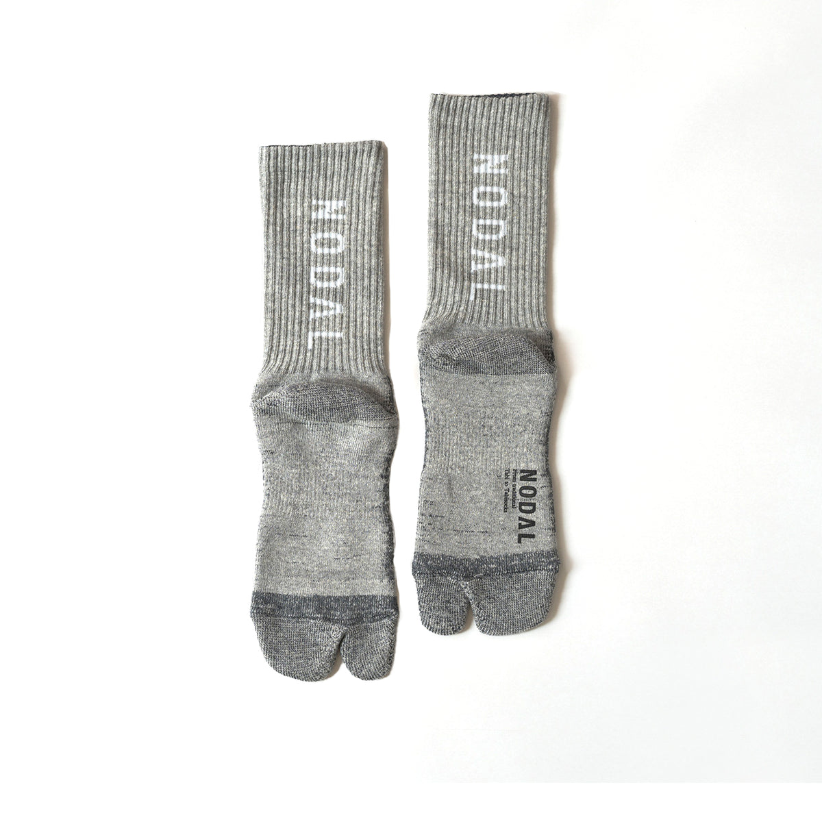 Nodal Logo Grip Socks - Light Gray