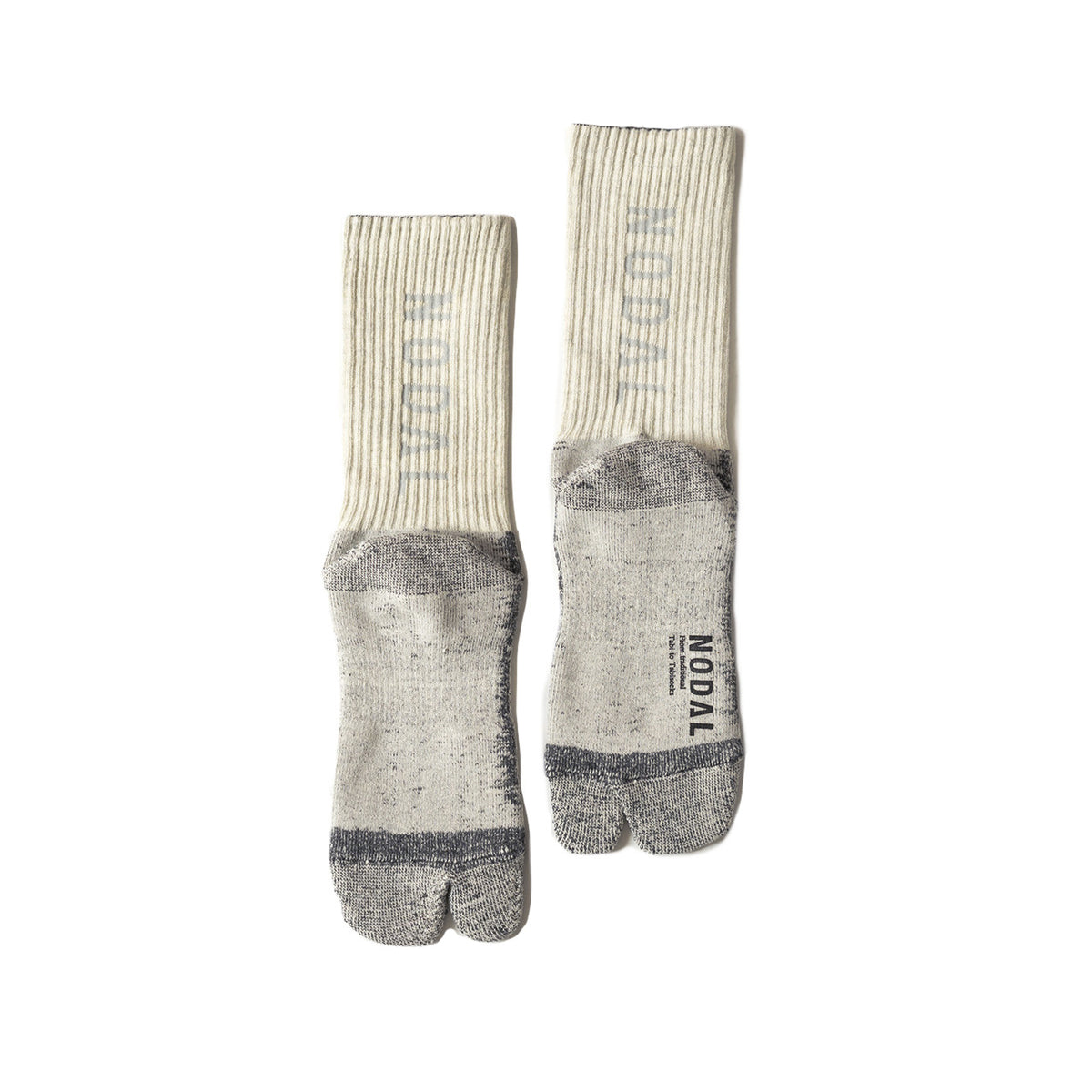 Nodal Logo Grip Socks - Oatmeal