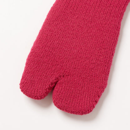 Brushed Pile Socks - Berry