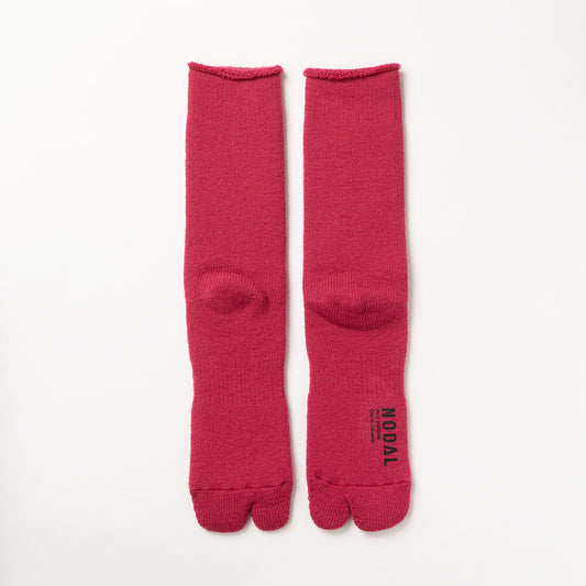 Brushed Pile Socks - Berry