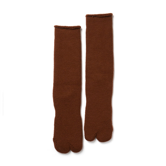 Brushed Pile Socks - Coffee