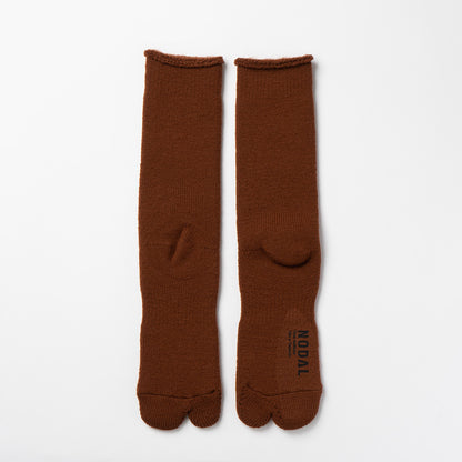 Brushed Pile Socks - Coffee