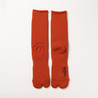 Brushed Pile Socks - Orange