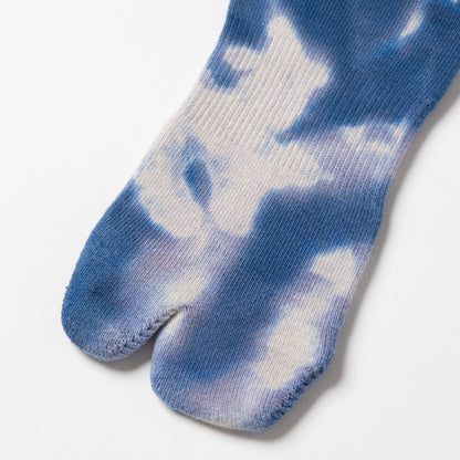 Tie Dye Logo Socks - Blue