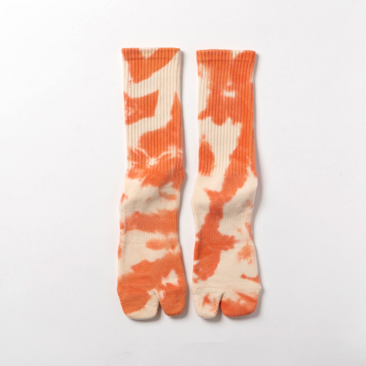 Tie Dye Logo Socks - Orange